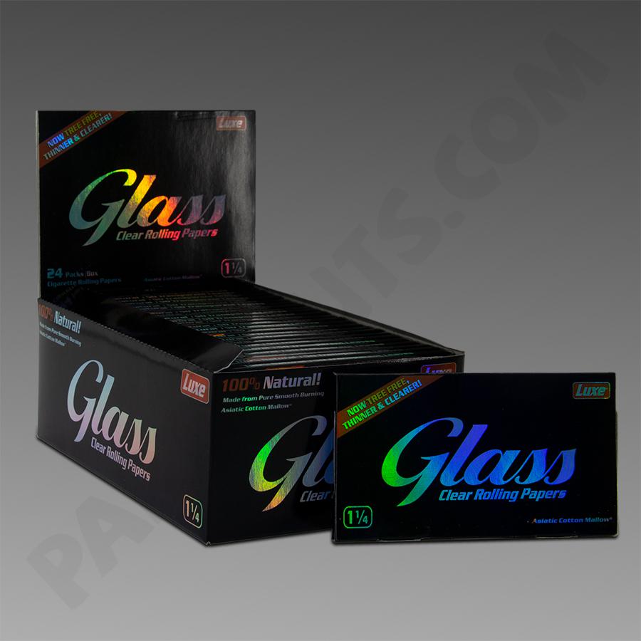 Glass 11/4 Clear Rolling Papers 24ct